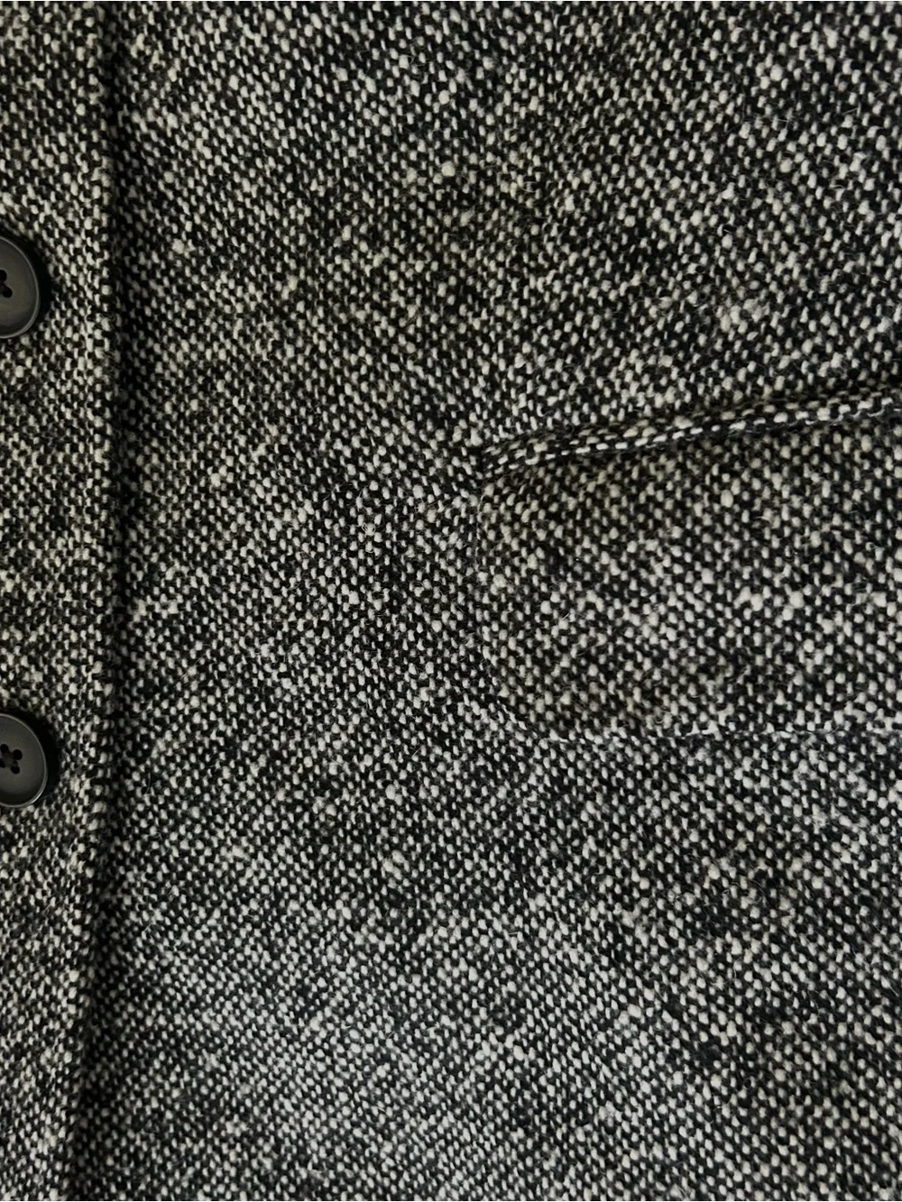 VTG LL Bean Womens SZ 20 Wool Cashmere Blend Tweed 3-Button Blazer Jacket USA